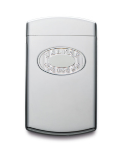 Classic Business Card Case Stainless Detail