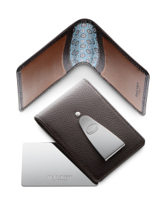 Insignia Wallet Dark Brown/Blue Madder