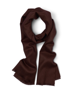 Scarf 100% Fine Merino - Chocolate