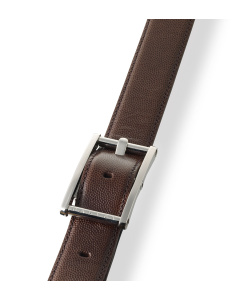 Statesman Leather Belt Brown Caviar Leather