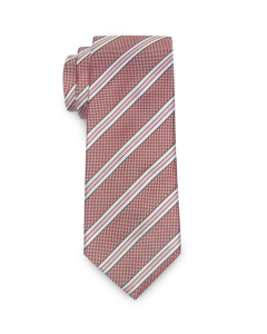 Tie Natte Stripe Pink